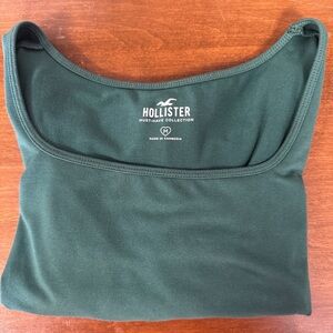 Hollister Dark Green Long Sleeve Top